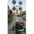 Hydraulic telescopic mast Construction mobile light tower FZM-400B